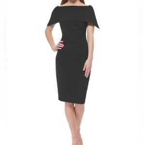 Vince Camuto Off-The-Shoulder Sheath - Size 10